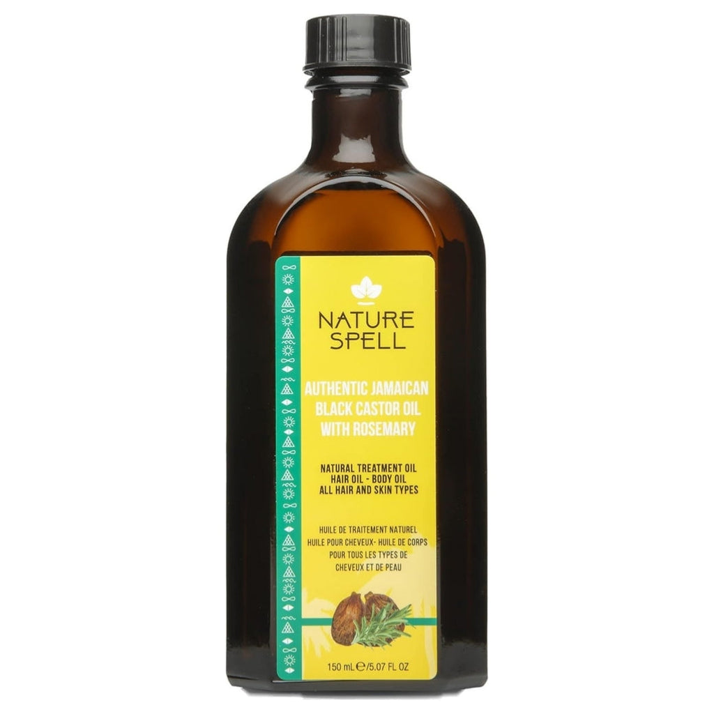 Nature Spell Authentic Jamaican Black Castor Oil with Rosemary for Hair & Body 150 ml x24 pieces