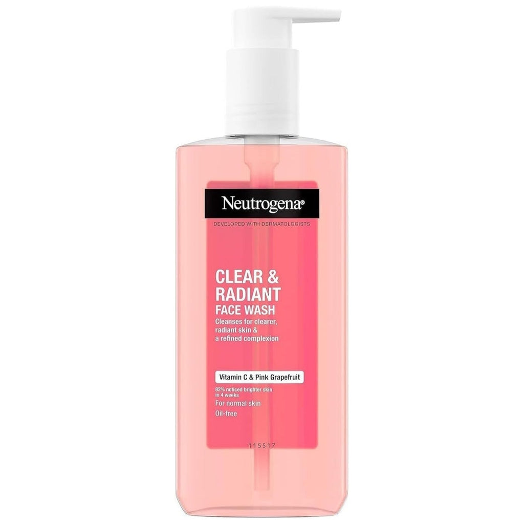 Neutrogena Refreshingly Clear Facial Wash with Pink Grapefruit and Vitamin C, 200ml x24 pieces