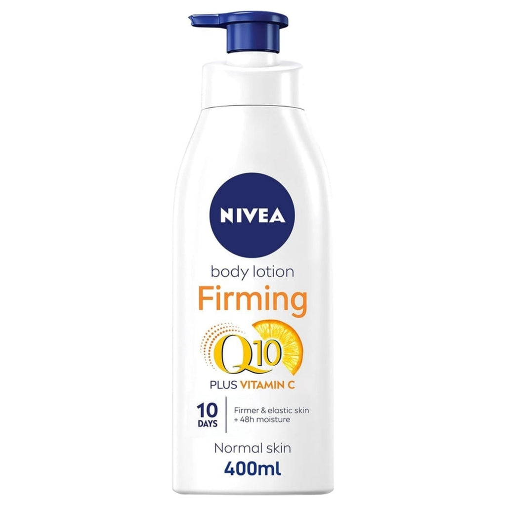 NIVEA Body Lotion Firming, Q10+ Vitamin C Firming, Normal Skin, 400ml x24 pieces