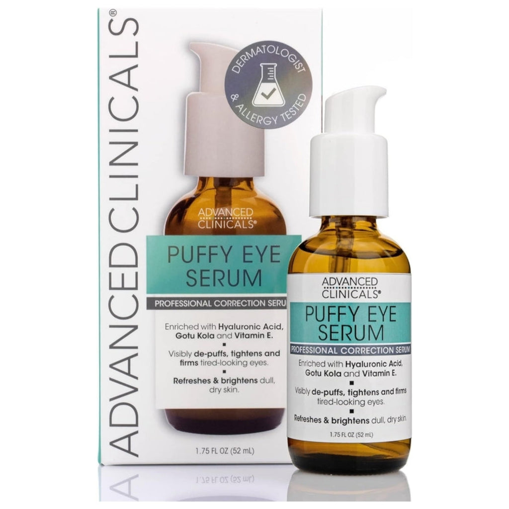 Advanced Clinicals Puffy Eye Serum Professional Correction Serum 1.75 fl oz 52 ml x 24 pieces