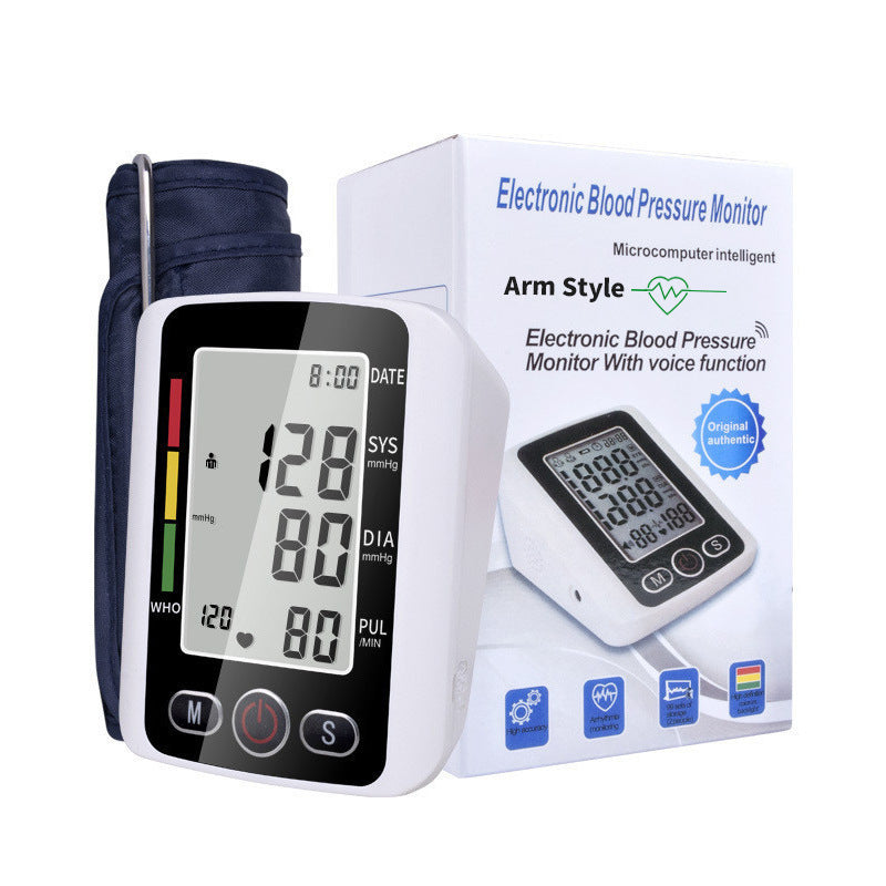 50 Pieces Arm Electronic Blood Pressure Monitor with voice function