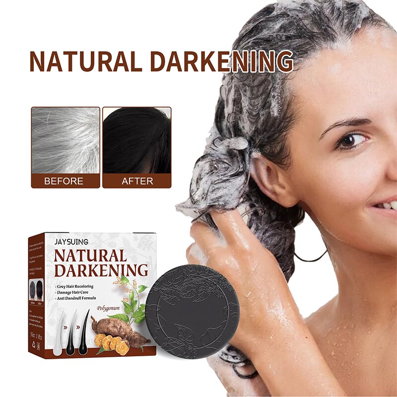 Organic Hair Darkening Shampoo Bar x24 pieces