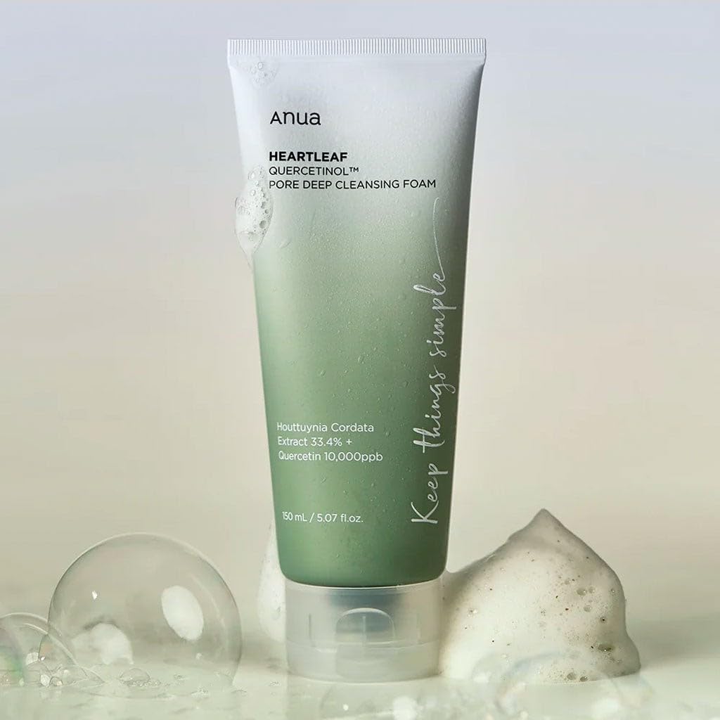 ANUA HEARTLEAF QUERCETINOL PORE DEEP CLEANSING FOAM 150 ML x 24 pieces