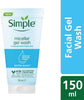 Simple Water Boost Micellar Facial Gel Wash Sensitive Skin x24 pieces