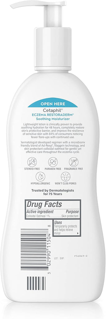 CETAPHIL Eczema Restoraderm Soothing Moisturizer x 24 pieces