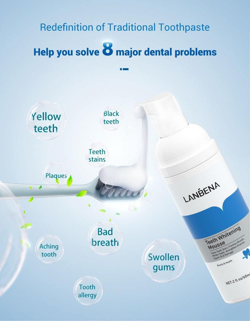 LANBENA Teeth Whitening Mousse 60ml x24 pieces