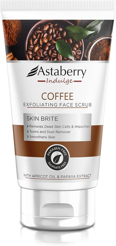 Astaberry Indulge Coffee Exfoliating Face Scrub for Smooth Skin x 24 pieces