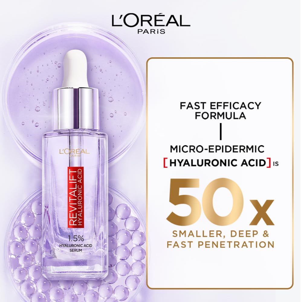 L’Oréal Paris revitalift serum hydrating and plumping with 1.5% hyaluronic acid 15ml x 24 pieces