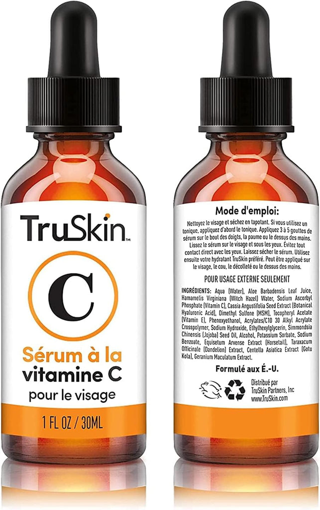 TruSkin Naturals Vitamin C Facial Serum with Hyaluronic Acid & Vitamin E x24 pieces