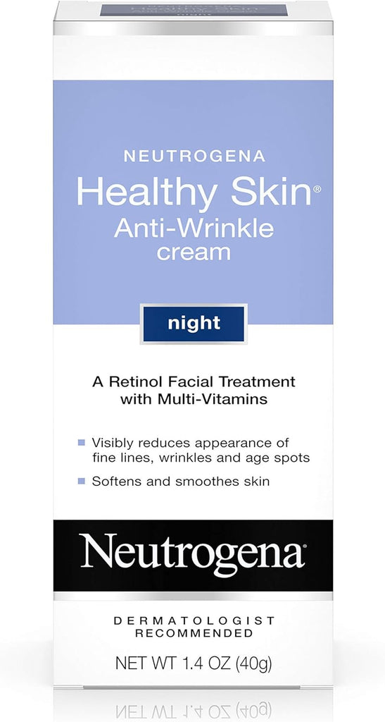 Neutrogena Healthy Skin Anti, Wrinkle Retinol Night Cream With Vitamin E And Vitamin B5 x24 pieces