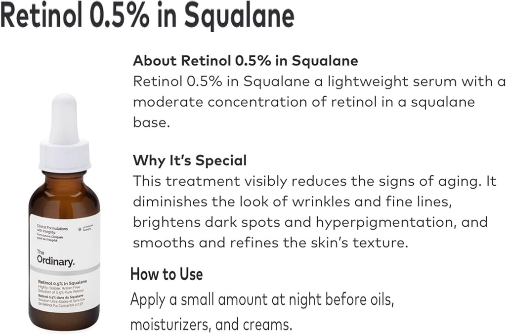 The Ordinary Retinol 0.2% in Squalane 30ml x24 pieces