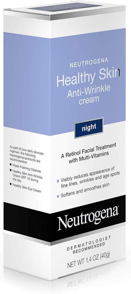 Neutrogena Healthy Skin Anti, Wrinkle Retinol Night Cream With Vitamin E And Vitamin B5 x24 pieces