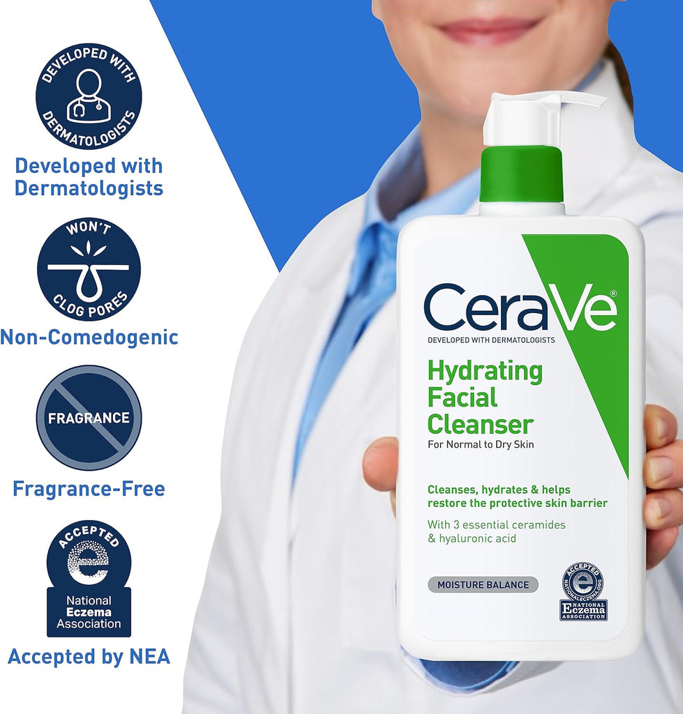 CERAVE Hydrating Facial Cleanser x 24 pieces