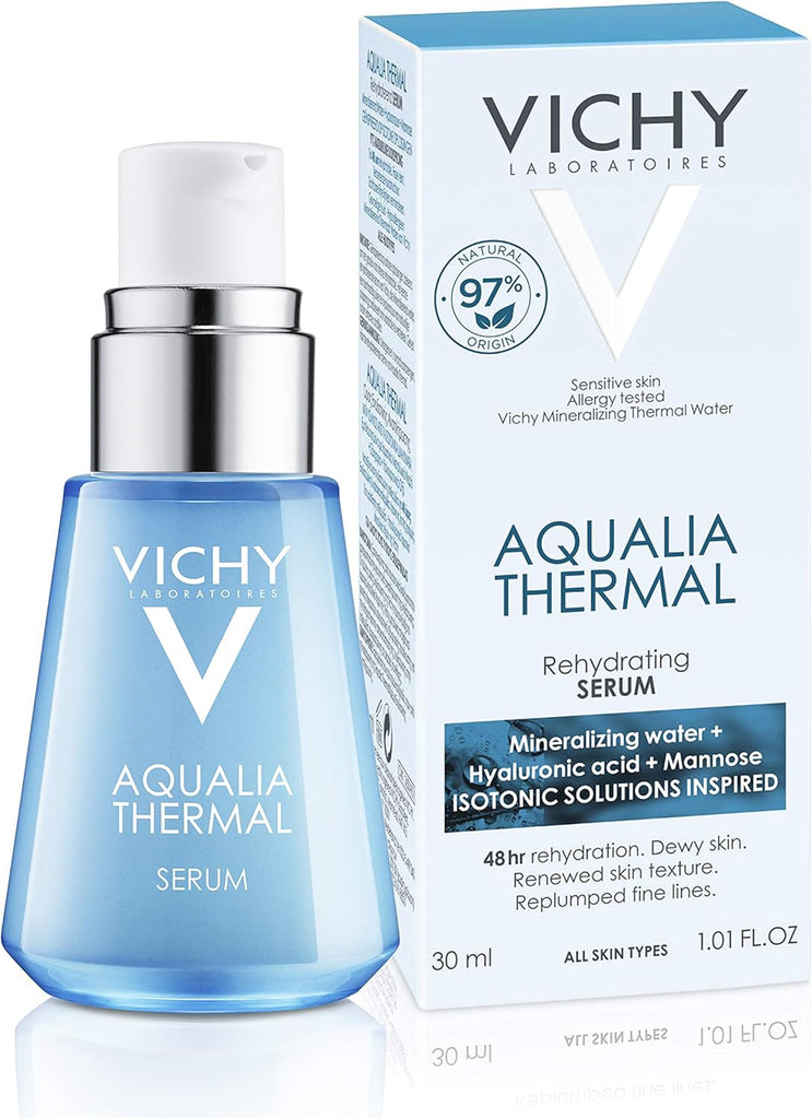 Vichy Aqualia Thermal Hydrating Face Serum with Mineral Oil-free x24 pieces