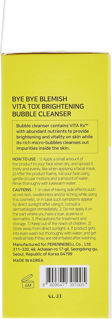 SOME BY MI Bye Bye Blemish Vita Tox Brightening Bubble Cleanser x24 pieces