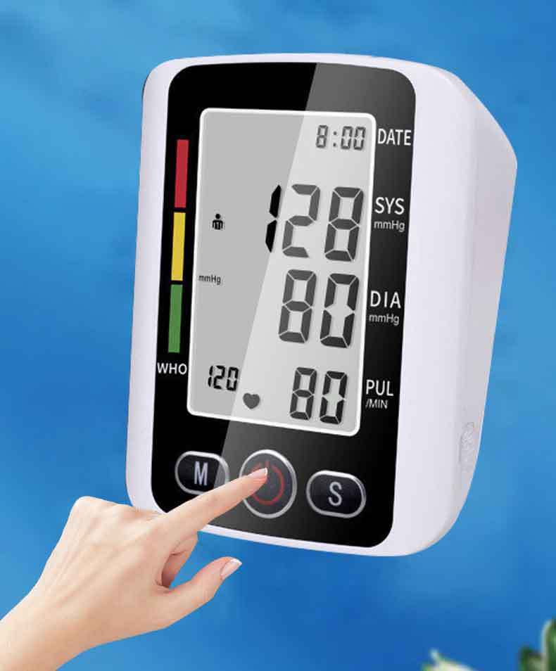 50 Pieces Arm Electronic Blood Pressure Monitor with voice function