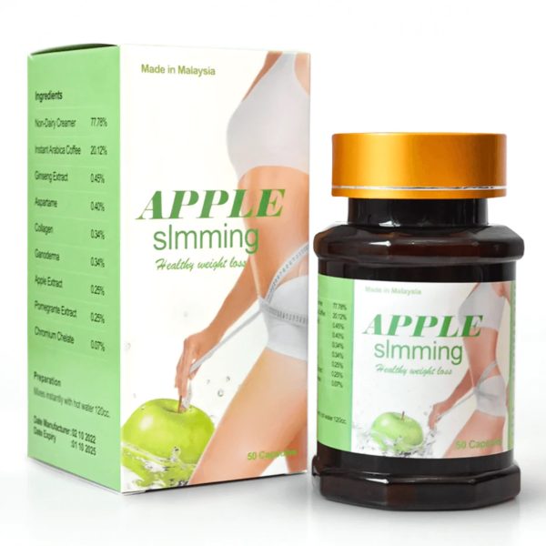 Apple Slimming Healthy weight loss capsule x 24 pieces