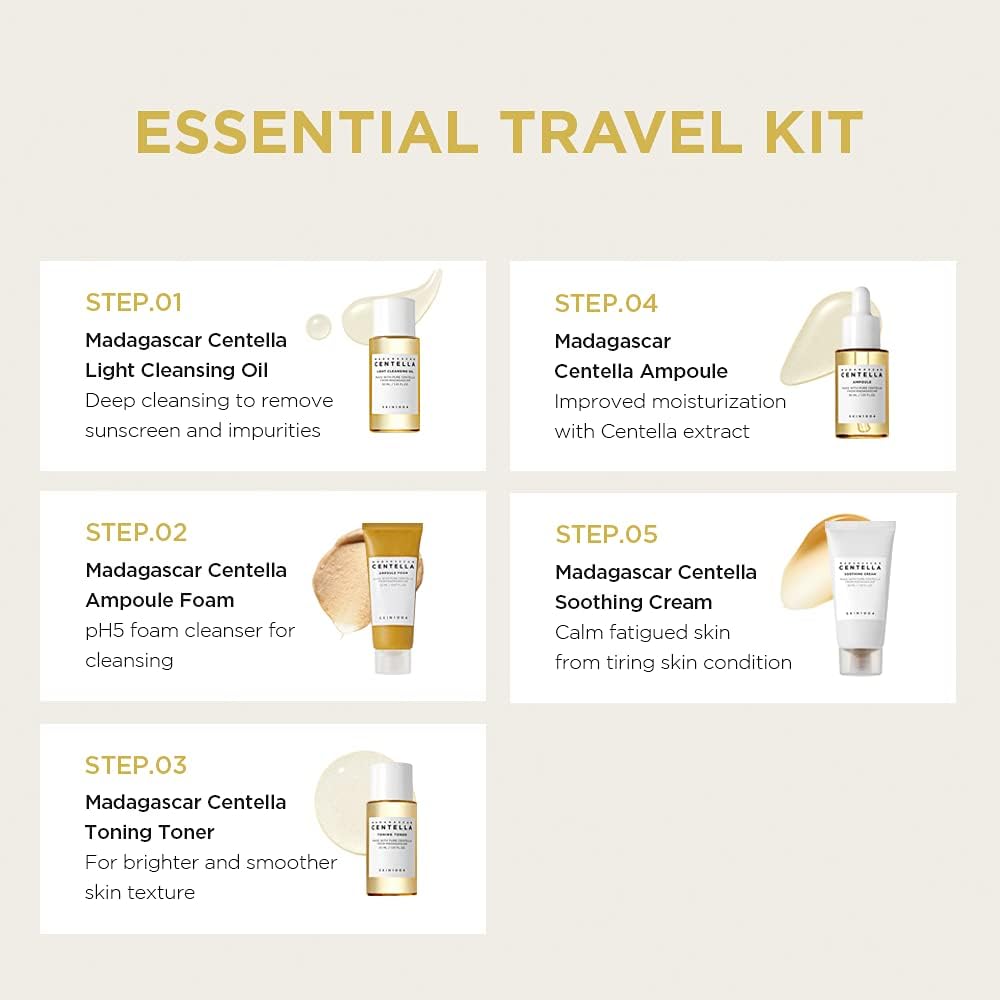 SKIN1004 Madagascar Centella Travel Kit x24 KITS