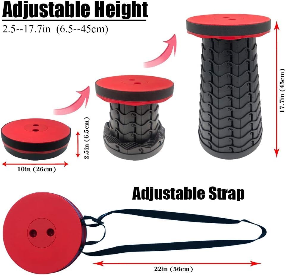 Portable Retractable Stool Chair x24 pieces