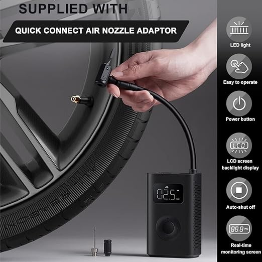 Xiaomi Portable Electric Air Compressor 12 pieces