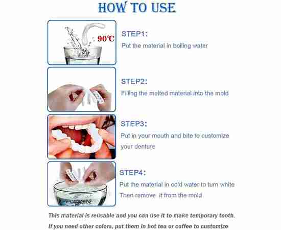 Snap-On Smile | Perfect Smile Teeth Veneer 36 Pieces