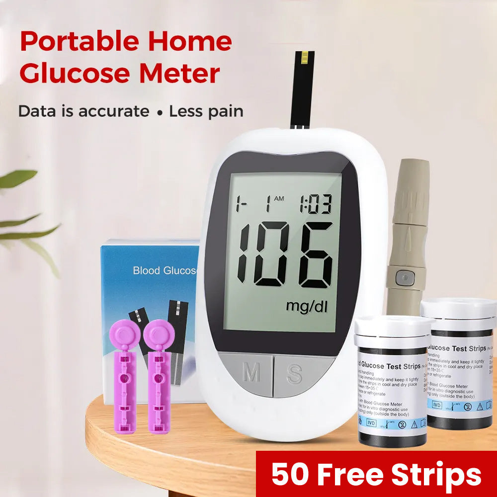 IVD Glucometer Set | Sugar Test Machine 50 Pieces